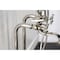 Kingston Brass Freestanding Clawfoot Tub Faucet Package with Supply Line, Polished Nickel CCK226K6 - alternate 6